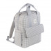 Mochila I love vichy gris de Walking Mum